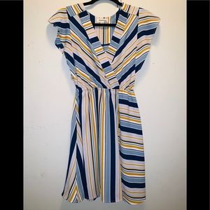 Monteau multicolor stripes dress